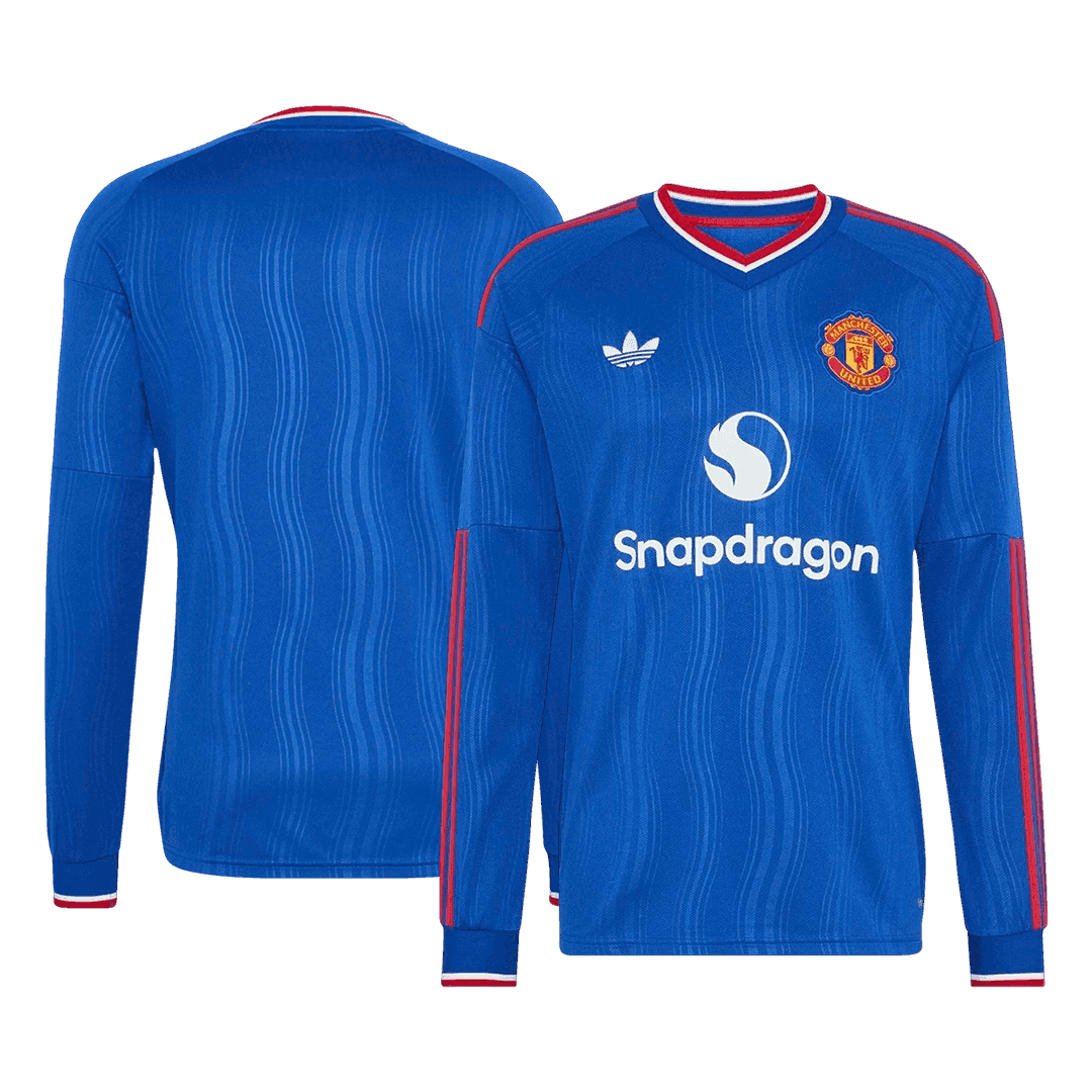 Manchester United venkovní fotbalový dres 2026/27 dlouhý rukáv