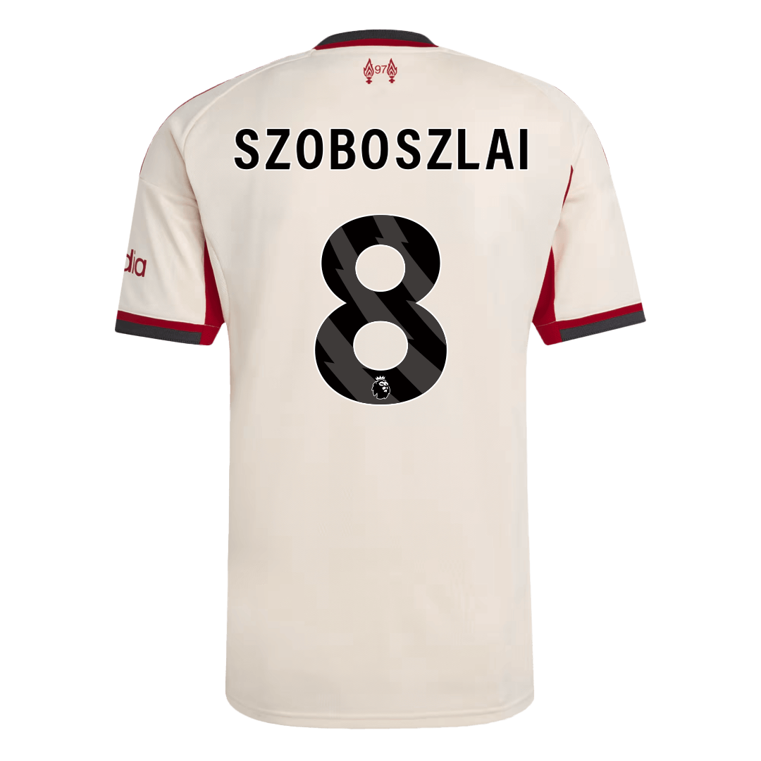 Liverpool venkovní fotbalový dres 2025/26 SZOBOSZLAI #8