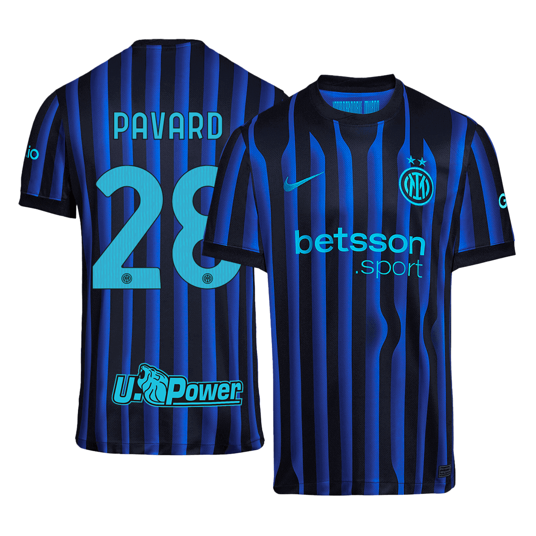 Inter Milán domácí fotbalový dres 2025/26 PAVARD #28