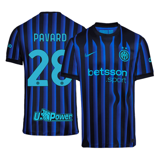 Inter Milán domácí fotbalový dres 2025/26 PAVARD #28