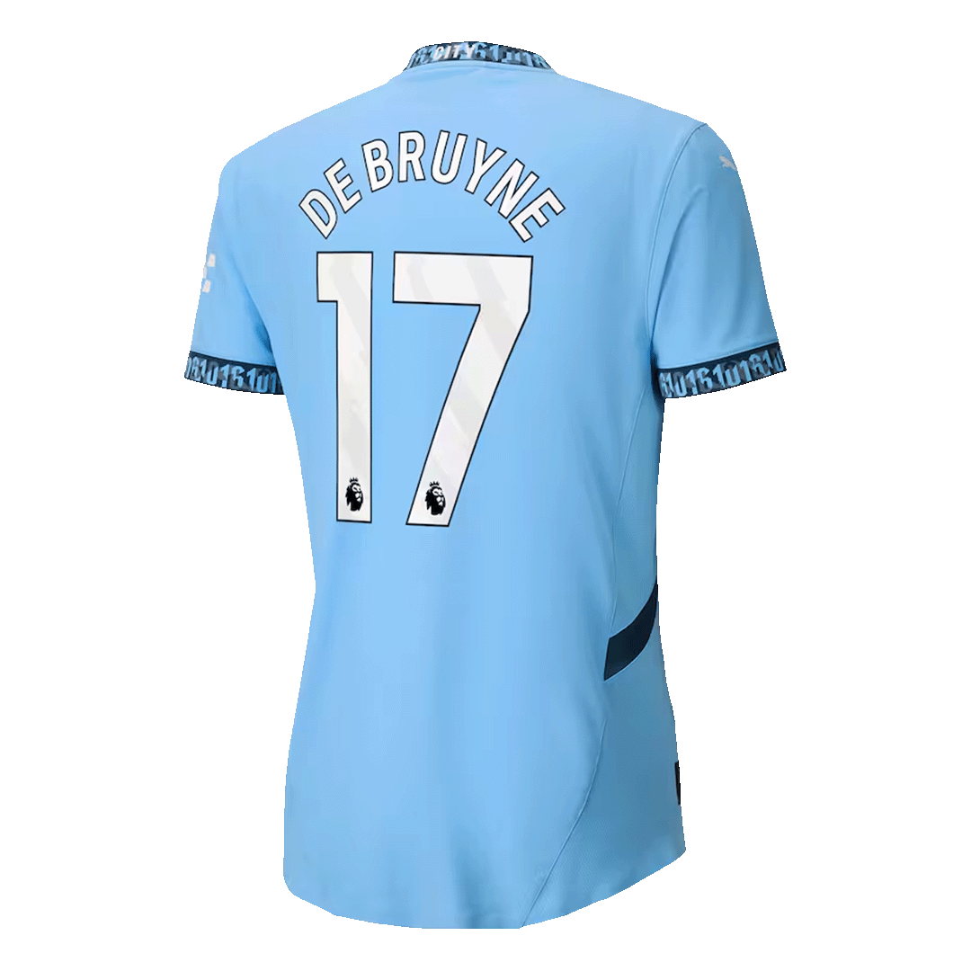Domácí Fotbalový Dres Manchester City 24/25 Authentic DE BRUYNE #17