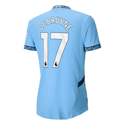 Domácí Fotbalový Dres Manchester City 24/25 Authentic DE BRUYNE #17