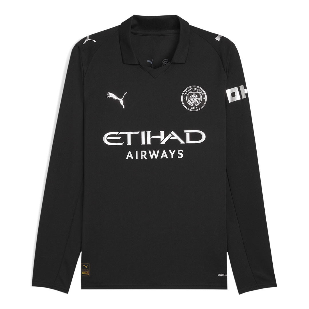 Venkovní Fotbalový Dres Manchester City Long Sleeve