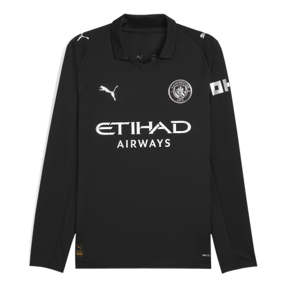 Venkovní Fotbalový Dres Manchester City Long Sleeve