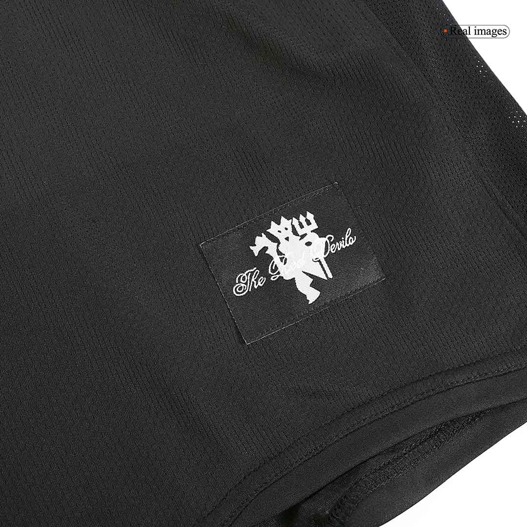 Venkovní Retro Dres Manchester United 2007/08 Long Sleeve