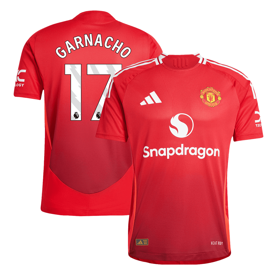 Domácí Fotbalový Dres Manchester United 24/25 Authentic GARNACHO #17