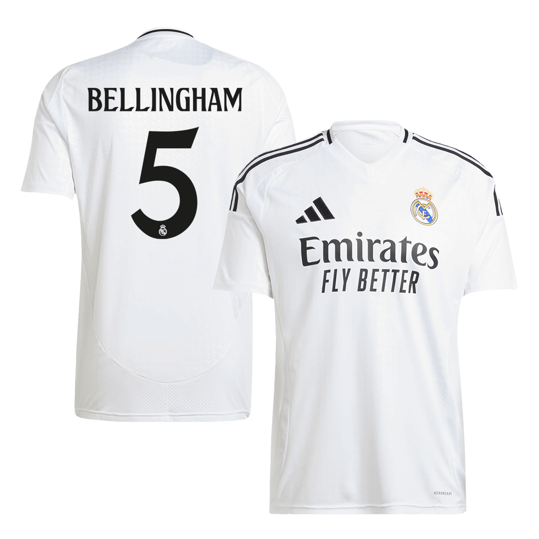 Domácí Fotbalový Dres Real Madrid 24/25 BELLINGHAM #5