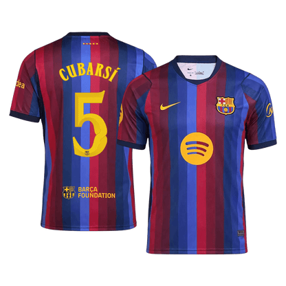 Barcelona domácí fotbalový dres 2026/27 CUBARSÍ #5 UCL