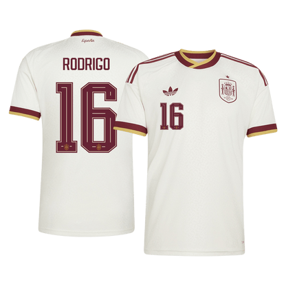 Španělsko venkovní fotbalový dres MS 2026 RODRIGO #16