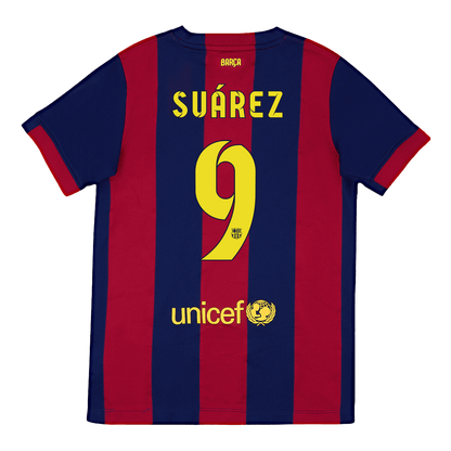 Domácí Retro Dres Barcelona 2014/15 SUÁREZ #9