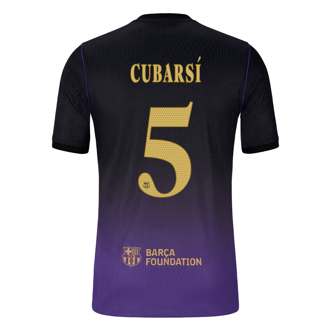 Barcelona venkovní dres 2026/27 hráčská verze CUBARSÍ #5 UCL