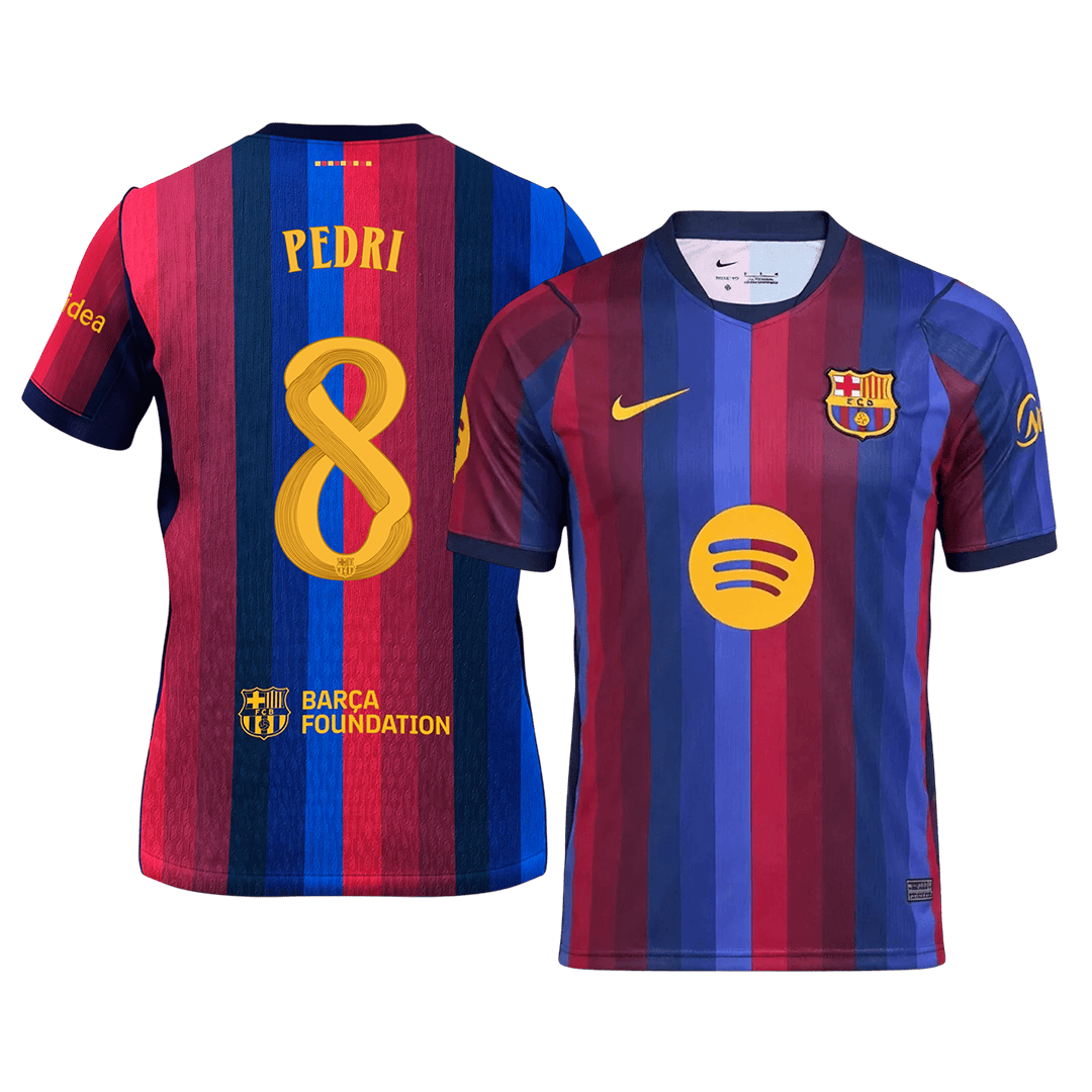 Barcelona domácí fotbalový dres 2026/27 PEDRI #8 UCL
