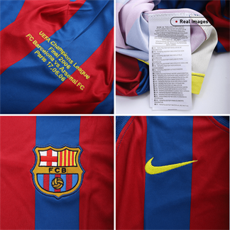 Domácí Retro Dres Barcelona 2005/06 MESSI #30 - UCL Final