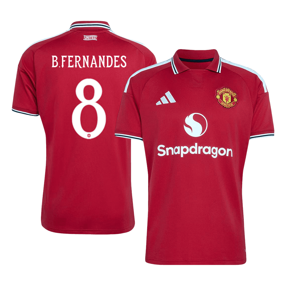 Manchester United domácí fotbalový dres 2026/27 B.FERNANDES #8 UCL