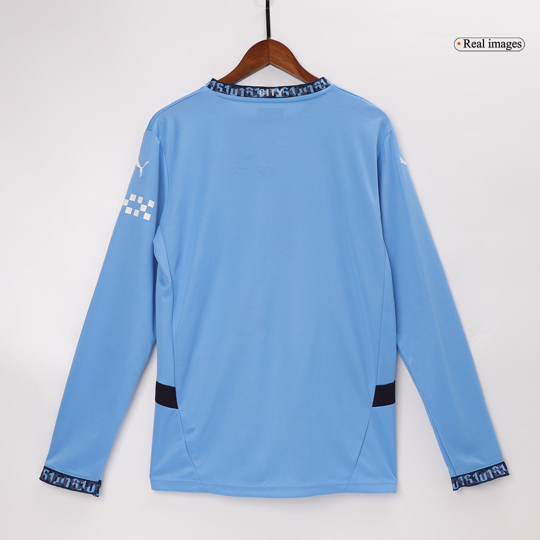 Domácí Fotbalový Dres Manchester City 24/25 Long Sleeve