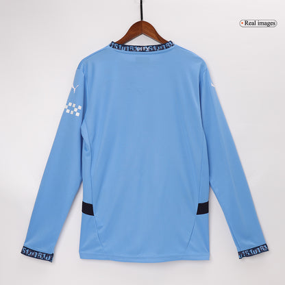 Domácí Fotbalový Dres Manchester City 24/25 Long Sleeve