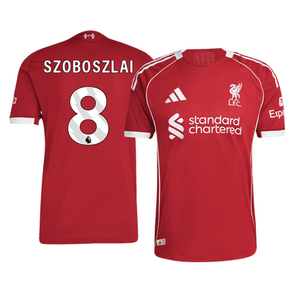 Liverpool domácí dres 2025/26 hráčská verze SZOBOSZLAI #8