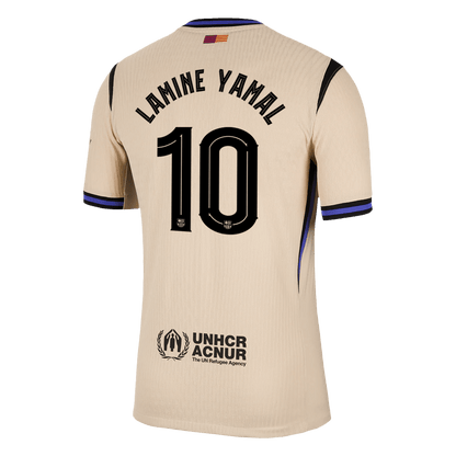 Venkovní Fotbalový Dres Barcelona 25/26 Authentic LAMINE YAMAL #10 UCL
