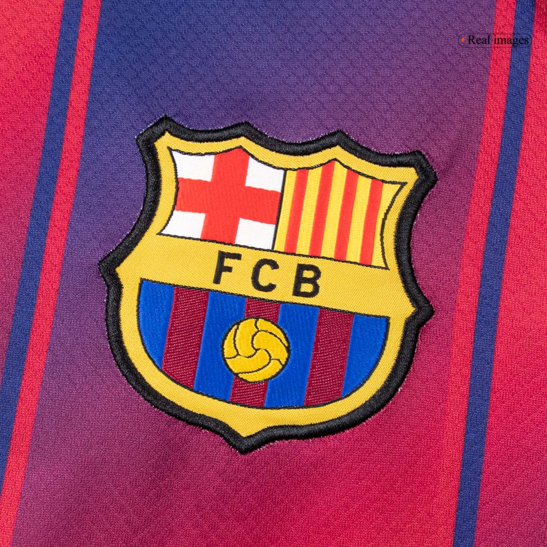 Domácí Fotbalový Dres Barcelona Long Sleeve