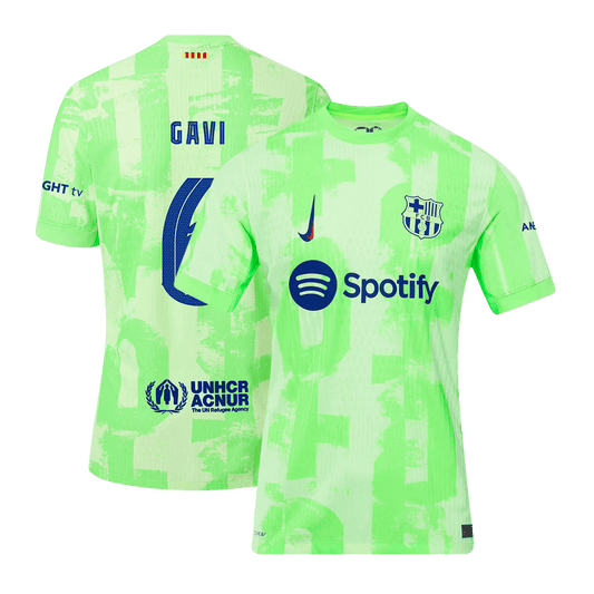 Třetí Fotbalový Dres Barcelona 24/25 Authentic GAVI #6 UCL