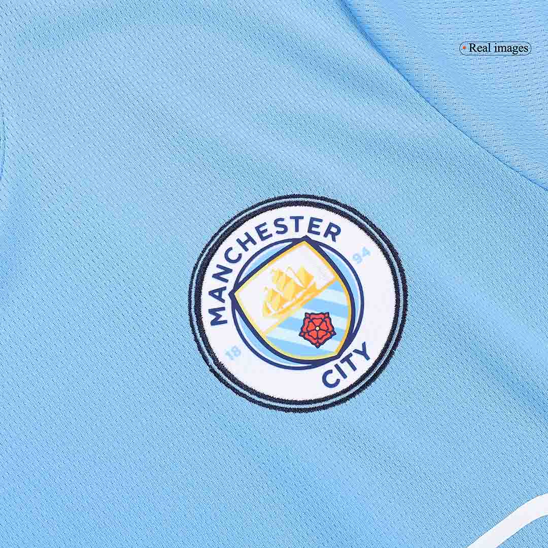 Domácí Fotbalový Dres Manchester City 24/25 HAALAND #9 UCL