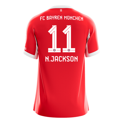 Bayern Mnichov domácí fotbalový dres 2025/26 N.JACKSON #11