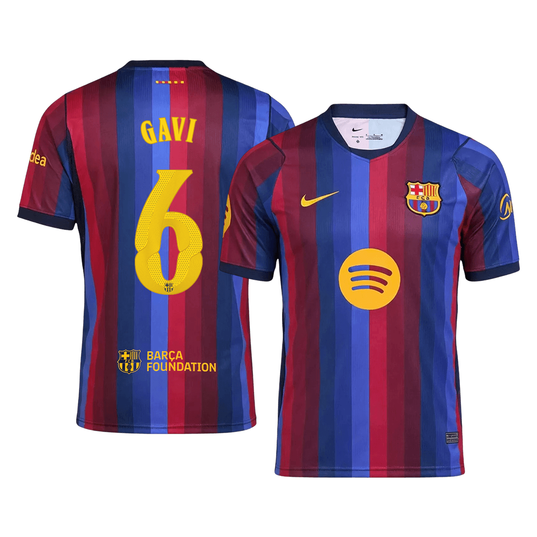 Barcelona domácí fotbalový dres 2026/27 GAVI #6 UCL