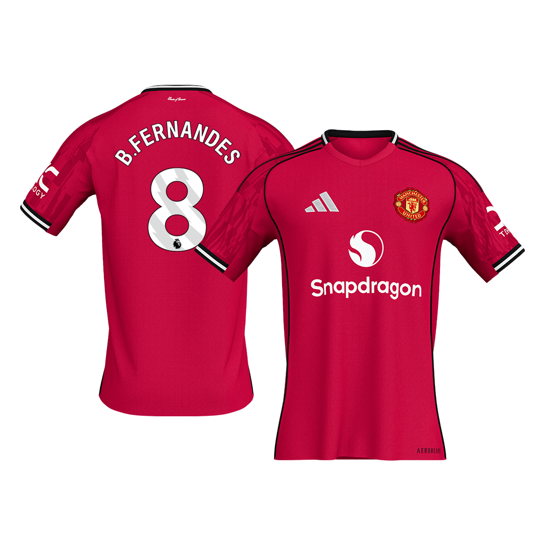Domácí Fotbalový Dres Manchester United 25/26 B.FERNANDES #8