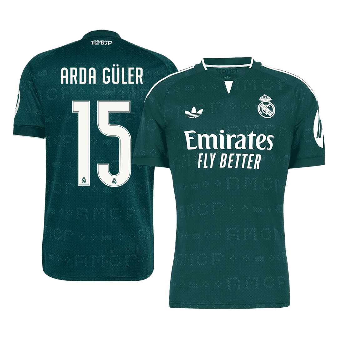 Real Madrid venkovní fotbalový dres 2026/27 ARDA GÜLER #15