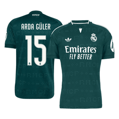 Real Madrid venkovní fotbalový dres 2026/27 ARDA GÜLER #15