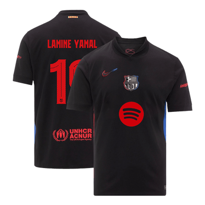 Venkovní Fotbalový Dres Barcelona 24/25 LAMINE YAMAL #19 UCL