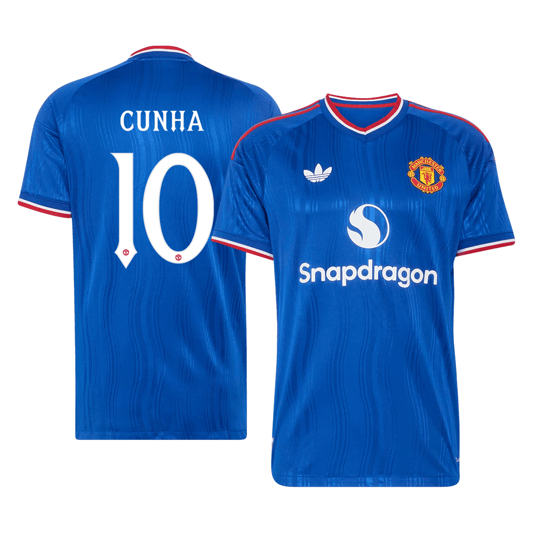 Manchester United venkovní dres 2026/27 hráčská verze CUNHA #10 UCL