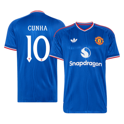 Manchester United venkovní dres 2026/27 hráčská verze CUNHA #10 UCL