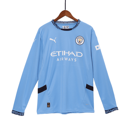 Domácí Fotbalový Dres Manchester City 24/25 Long Sleeve
