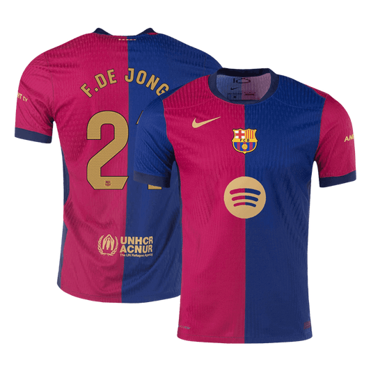 Domácí Fotbalový Dres Barcelona 24/25 Authentic F.DE JONG #21