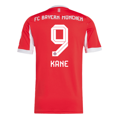 KANE #9 Bayern Munich Home Soccer Jersey 2025/26 Red