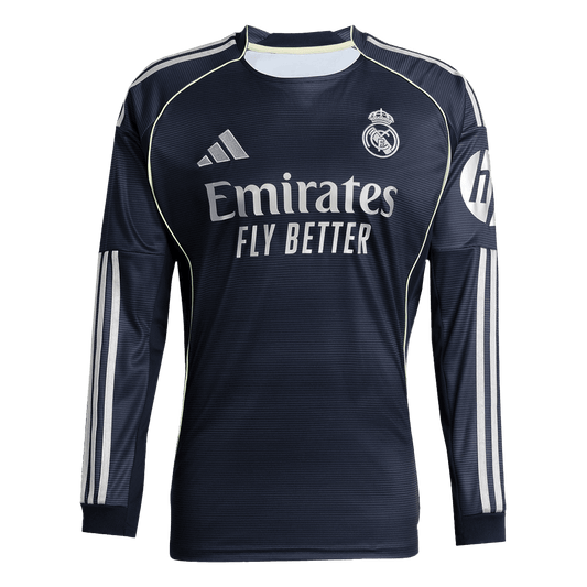 Venkovní Fotbalový Dres Real Madrid 25/26 Long Sleeve