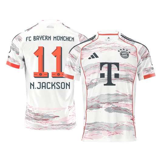 Bayern Mnichov venkovní fotbalový dres 2025/26 N.JACKSON #11
