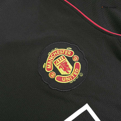 Venkovní Retro Dres Manchester United 2007/08 Long Sleeve