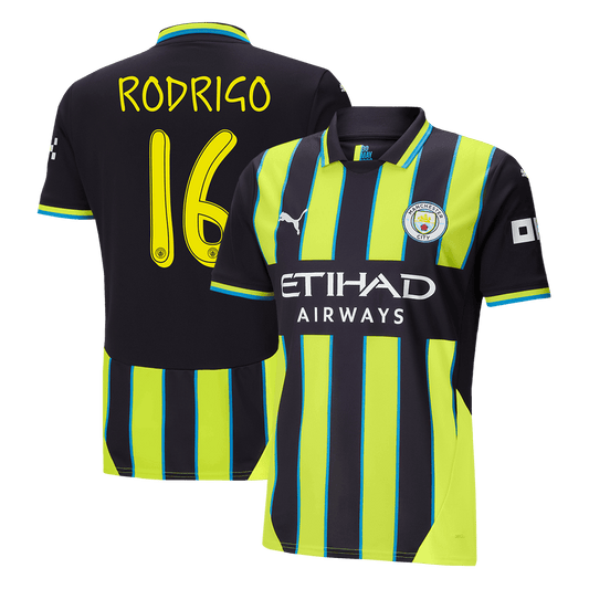 Venkovní Fotbalový Dres Manchester City 24/25 RODRIGO #16 UCL
