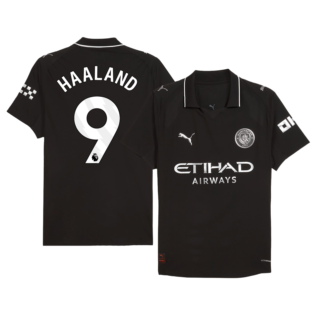Venkovní Fotbalový Dres Manchester City 25/26 Authentic HAALAND #9