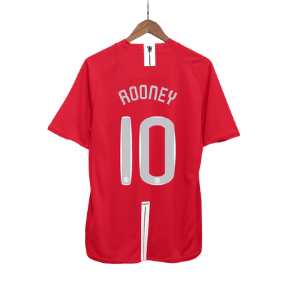 Domácí Retro Dres Manchester United 2007/08 ROONEY #10 - UCL Final
