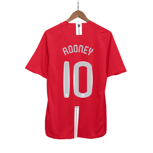 Domácí Retro Dres Manchester United 2007/08 ROONEY #10 - UCL Final