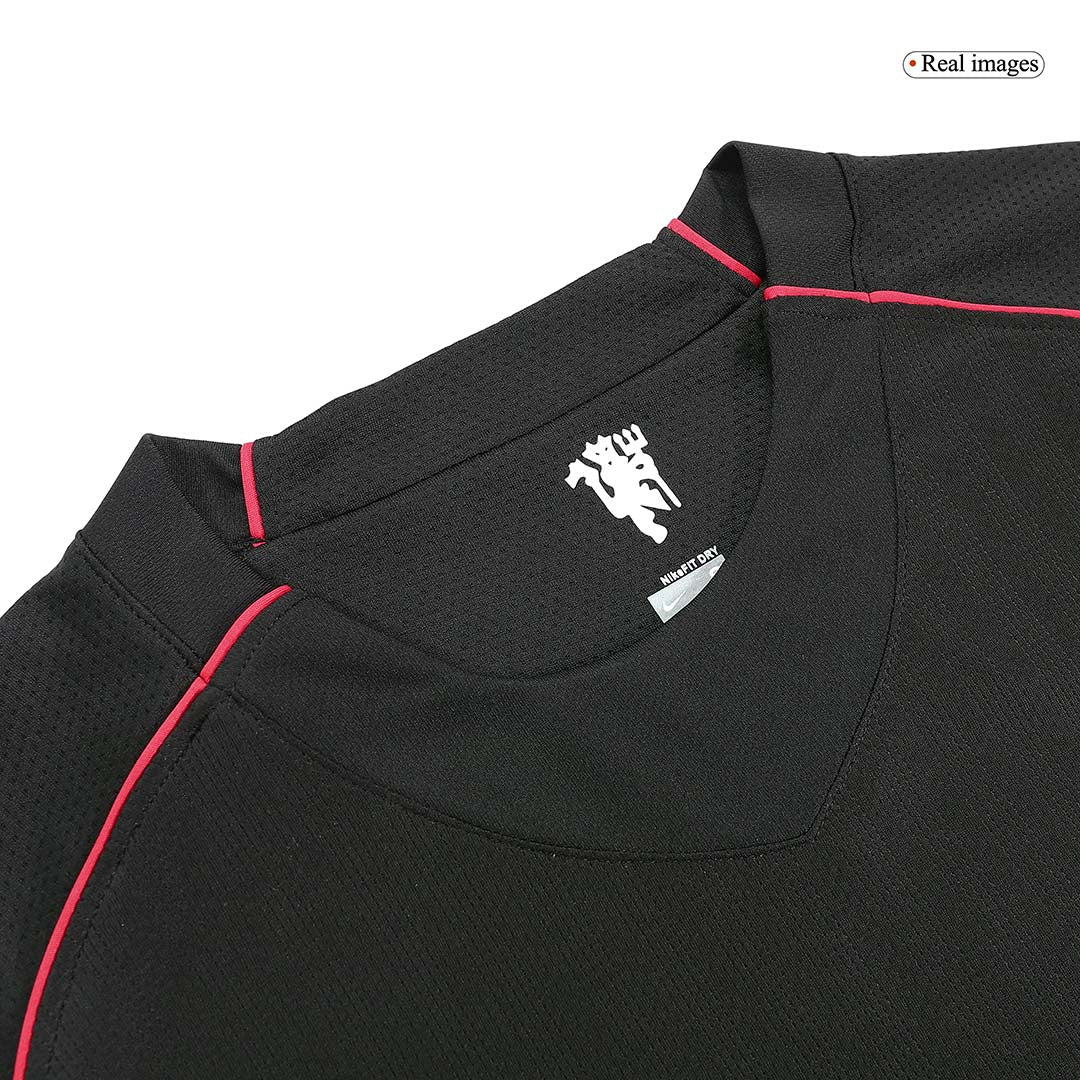 Venkovní Retro Dres Manchester United 2007/08 Long Sleeve