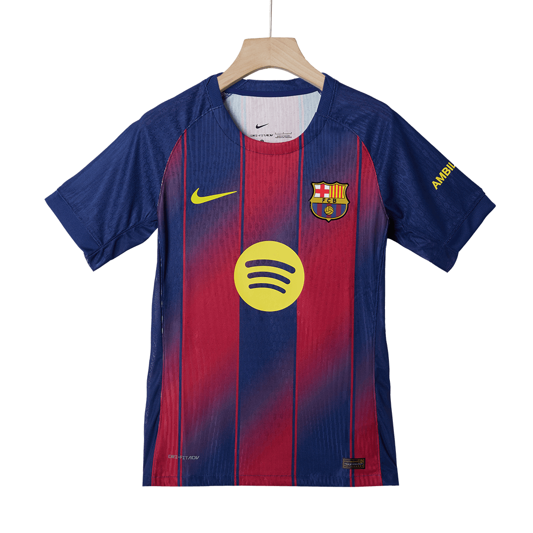 Barcelona domácí fotbalový dres 2025/26 hráčská verze KOUNDE #23 UCL