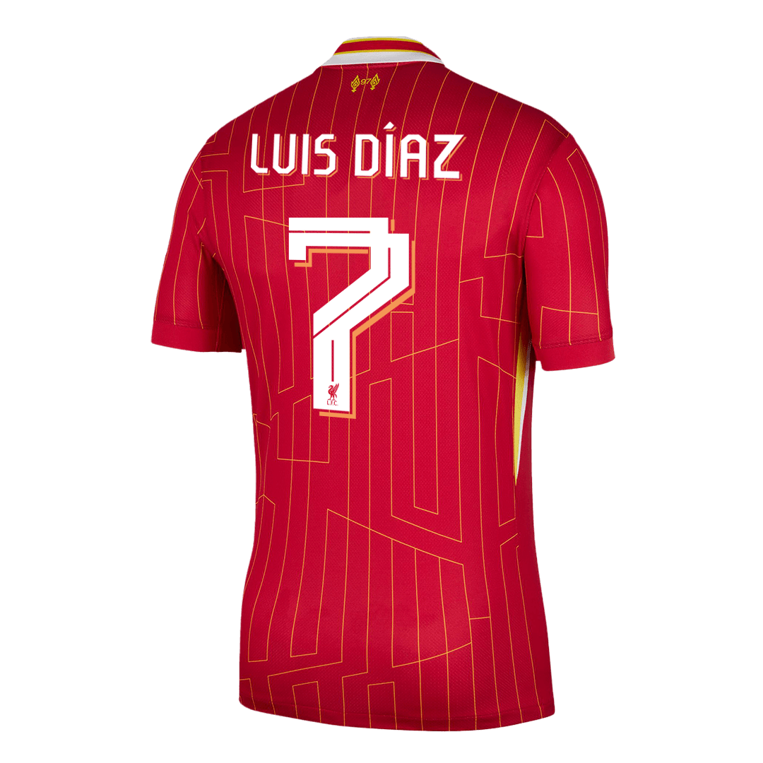 Domácí Fotbalový Dres Liverpool 24/25 LUIS DÍAZ #7 UCL