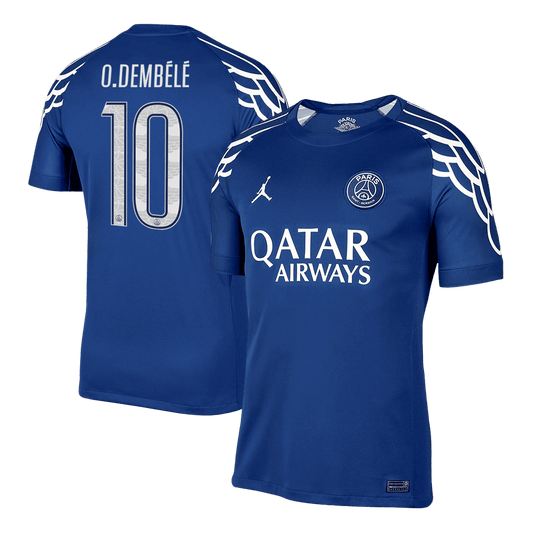 Čtvrtý Fotbalový Dres PSG 24/25 O.DEMBÉLÉ #10 UCL