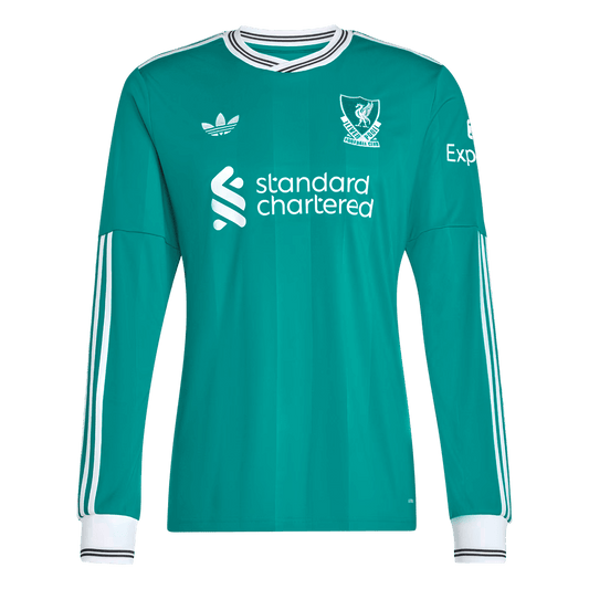 Liverpool třetí fotbalový dres 2025/26 dlouhý rukáv
