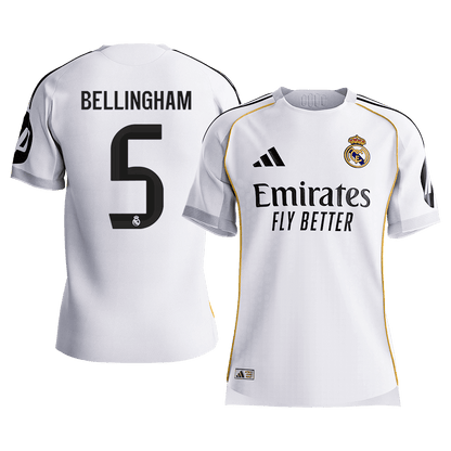 Domácí Fotbalový Dres Real Madrid 25/26 Authentic BELLINGHAM #5