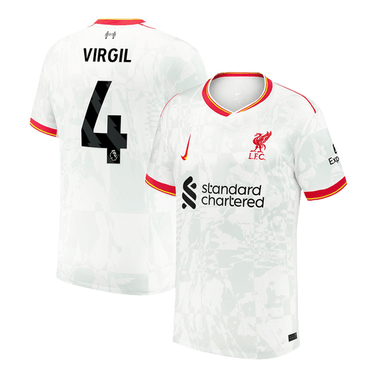 Třetí Fotbalový Dres Liverpool VIRGIL #4